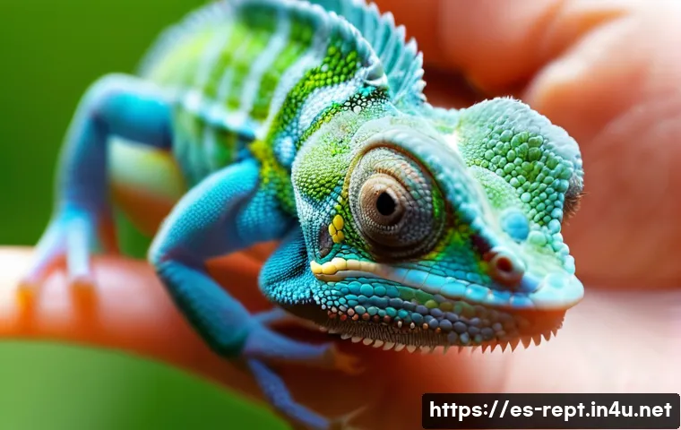 카멜레온 먹이 섭취 습관 관련 이미지 1